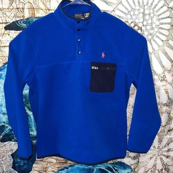 Polo Ralph Lauren Zip Pocket Fleece Sweater - Picture 3 of 10